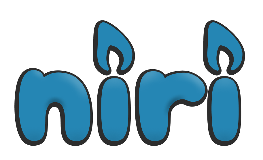 The logo for the niri wayland compositor